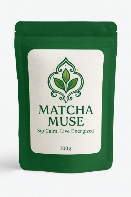 Matcha Muse – 100g Premium Ceremonial Grade Matcha (Indian)